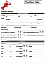 employment application