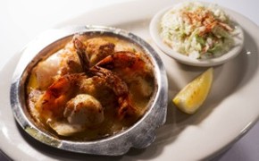 Broiled Seafood Combo with Stuffing